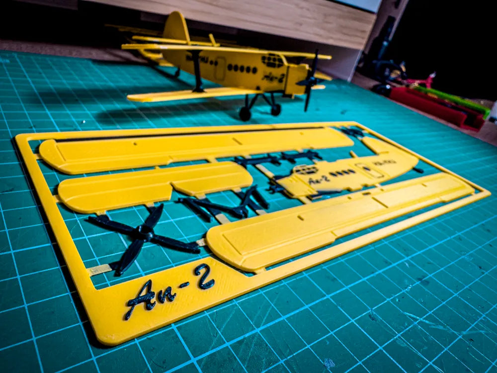 Antonov An-2 Uçak Kit Kartı | 3D Baskı Model Montaj Seti