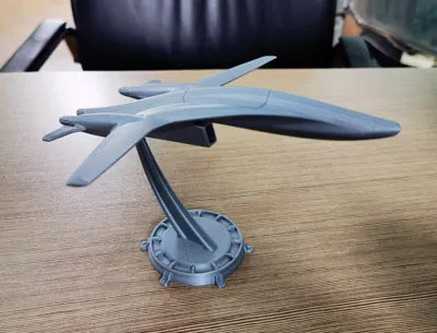 Future Tech Heavy Weapon Aircraft | Fütüristik VTOL Ağır Silah Uçağı 3D Baskı Modeli