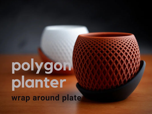 Polygon Saksı | Modern Geometrik Tasarımlı Dekoratif Bitki Saksısı