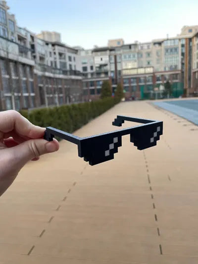 Minecraft Piksel Güneş Gözlüğü