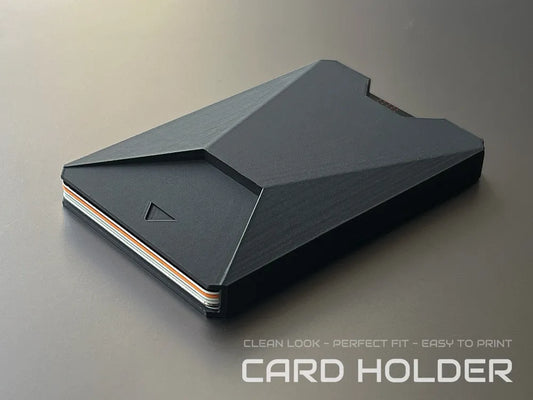 Cyber Slim Kart Cüzdanı | Modern Minimalist 3D Baskı Kartlık