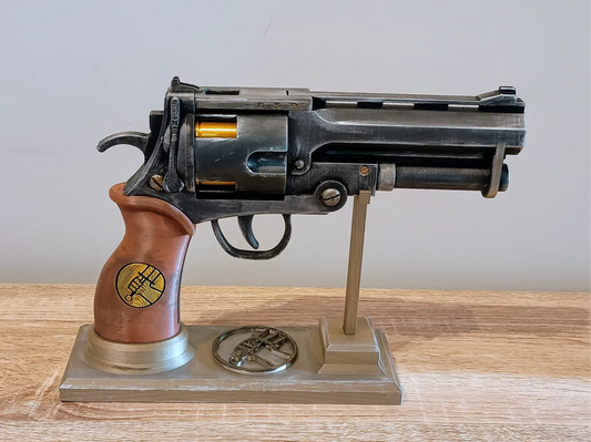 Hellboy Good Samaritan Revolver Prop Replica | 3D Baskı Koleksiyon ve Cosplay Modeli