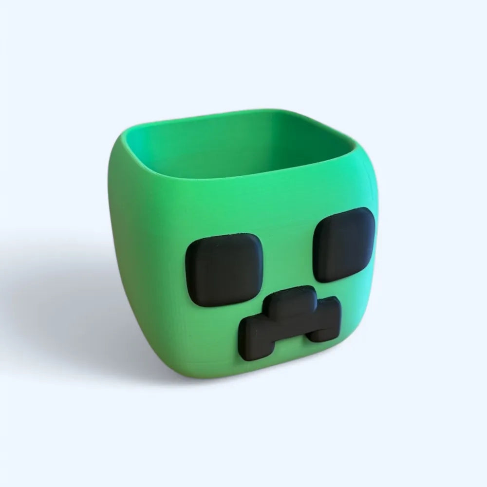 Minecraft Creeper Popcorn Kovası