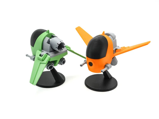 Savaş Uçağı Esintili Drone Model Kiti | Geçmeli 3D Baskı Maket