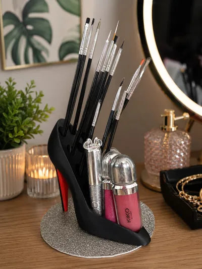 High Heel Organizer – Güzellik ve Makyaj Malzemeleri Düzenleyici