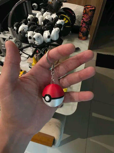 Pokemon Topu Anahtarlık – 3D Baskı Koleksiyon ve Anahtarlık Aksesuarı