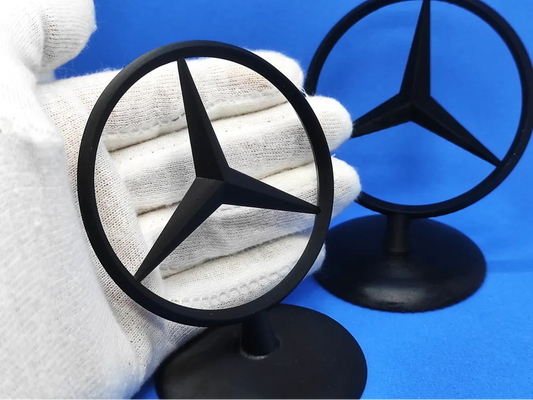 Mercedes Uyumlu Kaput Amblemi | 3D Baskı Dekoratif Yıldız Amblem