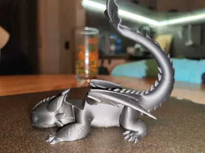 3D Baskı Ejderha Telefon Standı | Dekoratif Masaüstü Telefon Tutucu | Fantastik Karakter Figürü