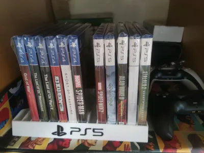 PS5 Oyun Kutusu Standı XL – 18 Oyun Kapasiteli PlayStation 5 Game Holder
