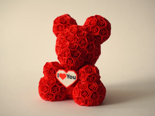 Gül Ayıcık | Dekoratif 3D Baskı Rose Bear