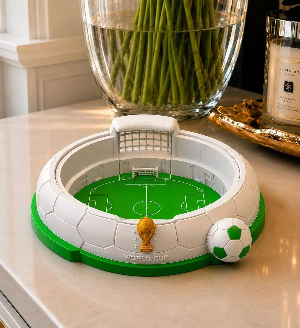 World Cup Pet Mama ve Su Kabı – Futbol Topu Tasarımlı Evcil Hayvan Mama Kabı