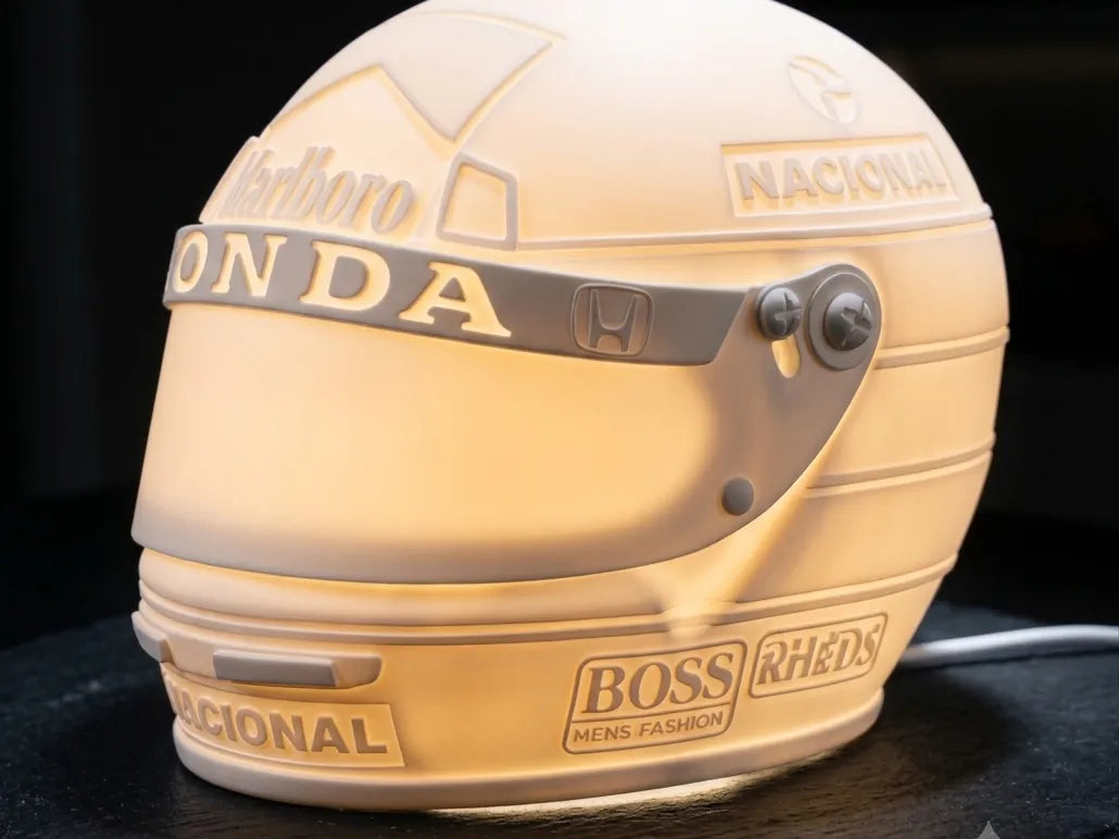 F1 Kask Temalı Dekoratif LED Lamba