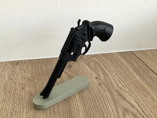 Vintage .44 Magnum Esintili Dekoratif Revolver Replikası | 3D Baskı Koleksiyon Modeli