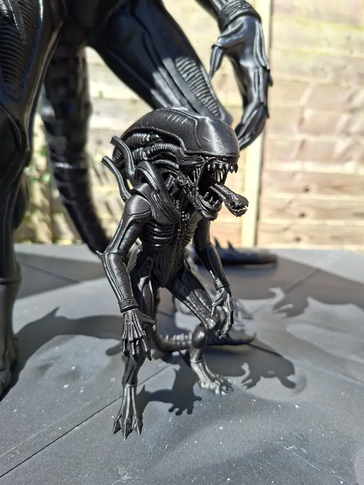 Alien Xenomorph Inspired Figure – 570 mm ve 175 mm Dekoratif Koleksiyon Figürü