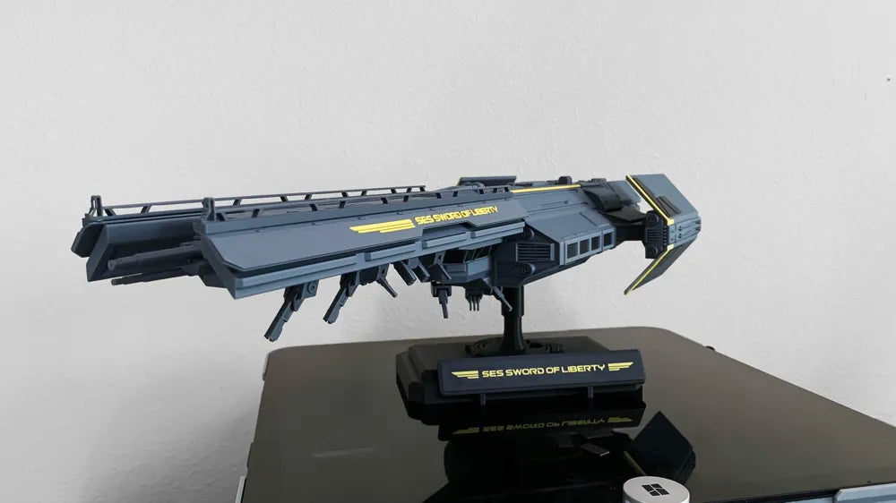 Helldivers 2 Super Destroyer with Stand Replica – Dekoratif Koleksiyon Modeli