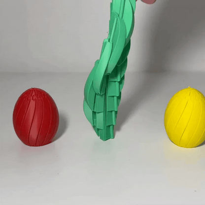 3D Baskı Gizli Mekanizmalı Fidget Yumurta | Hareketli Stres Giderici Masa Oyuncağı | EDC Fidget Oyuncak