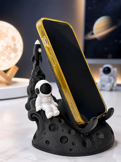 Astronaut Rocket Phone Stand – Moon Desk Dock | Astronot Roket Telefon Standı