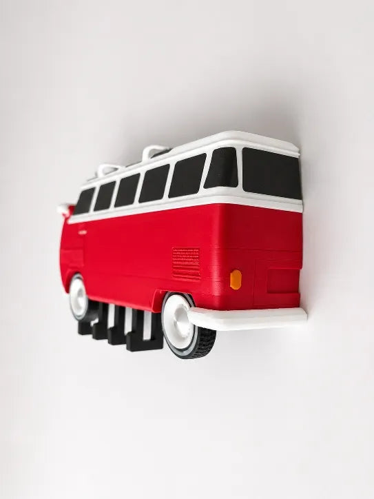 Volkswagen Combi Anahtarlık – Retro Minibüs Temalı 3D Baskı Anahtarlık