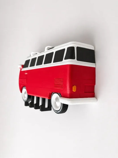 Volkswagen Combi Anahtarlık – Retro Minibüs Temalı 3D Baskı Anahtarlık