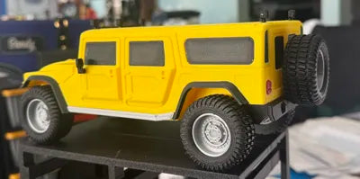 Büyük Boy Hummer H1 (Humvee) Model Kiti | 1:24 Ölçekli 3D Baskı Arazi Aracı Maketi