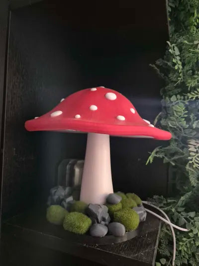 Mushroom Lamp – Dekoratif Mantar Masa Lambası | Modern, Sıcak ve Büyüleyici Ambiyans Aydınlatması