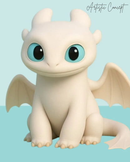Toothless / Light Fury Statue – Farklı Boyut Seçenekleri