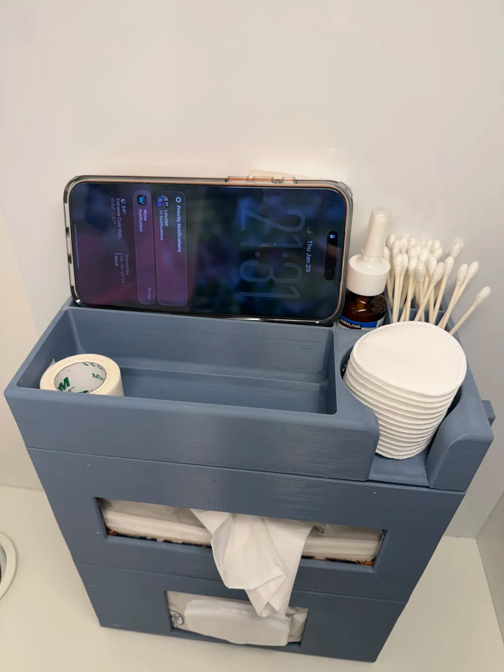 Banyo Organizer Kulesi – Çok Amaçlı Masaüstü ve Lavabo Düzenleyici - Full Set