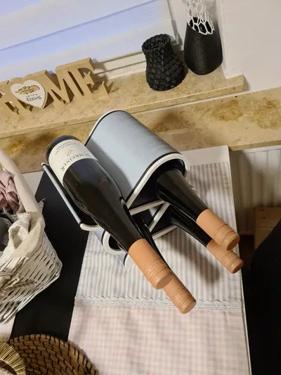 Wine Bottle Holder – Modern Şarap Şişesi Standı | Dekoratif Şişe Düzenleyici