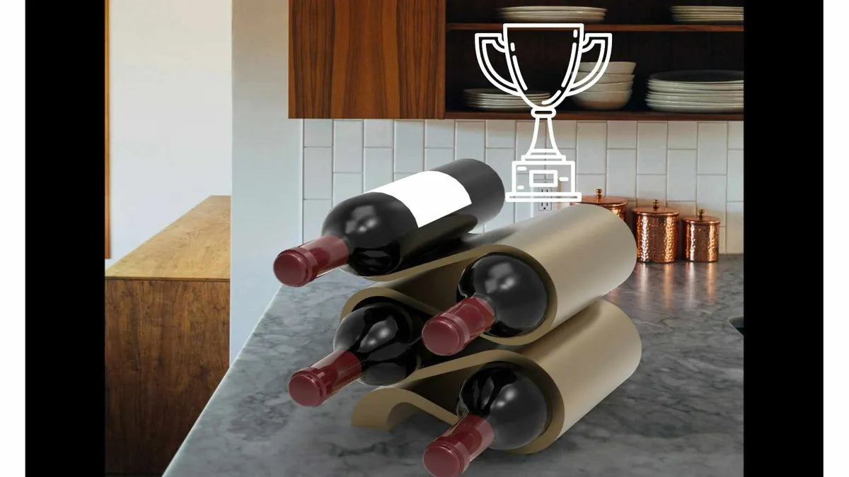 Wine Bottle Holder – Modern Şarap Şişesi Standı | Dekoratif Şişe Düzenleyici