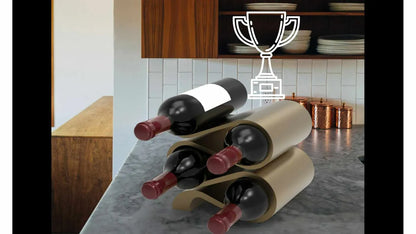Wine Bottle Holder – Modern Şarap Şişesi Standı | Dekoratif Şişe Düzenleyici