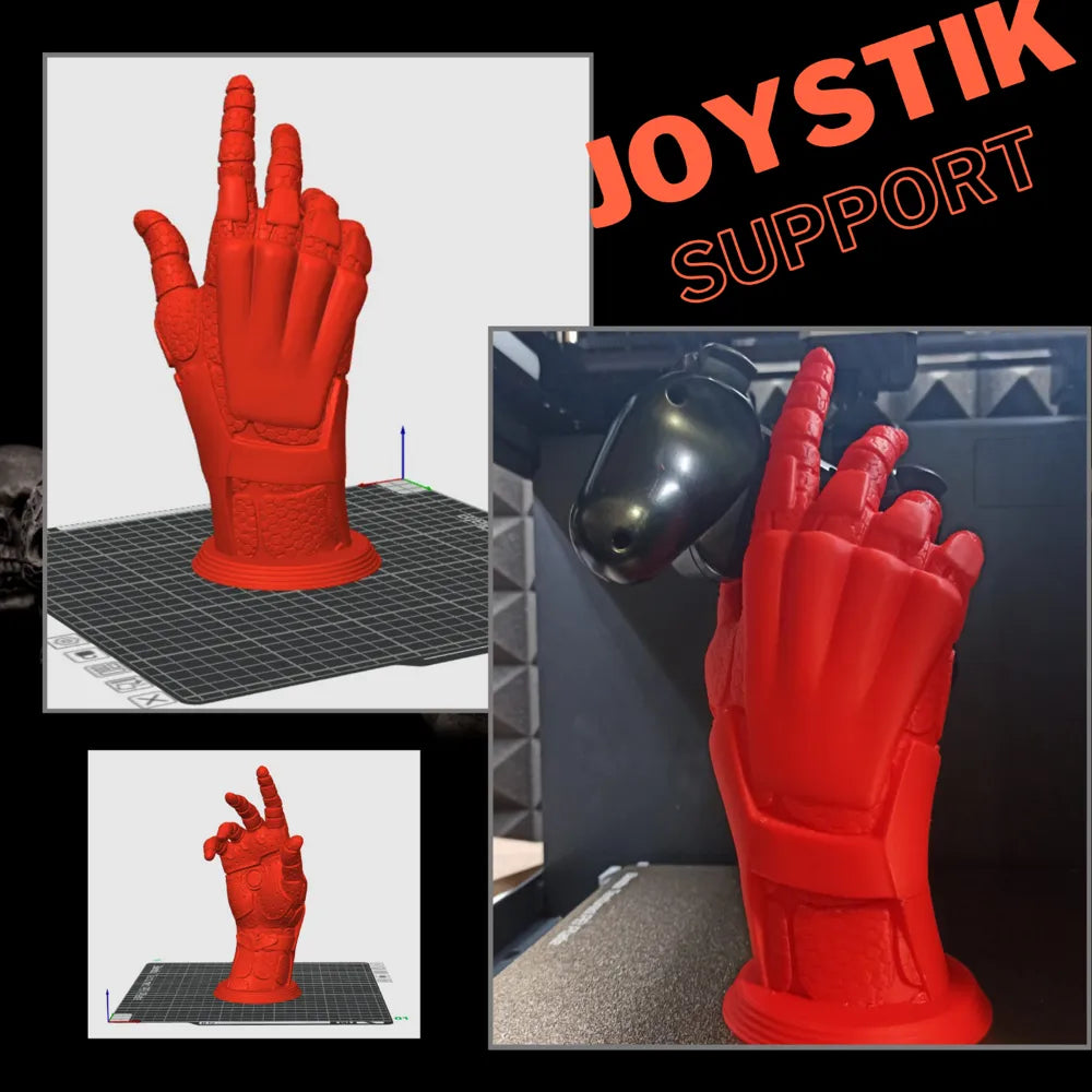 El Şeklinde Oyun Kumandası Standı – PS4, PS5 ve Xbox Uyumlu Universal Controller Holder