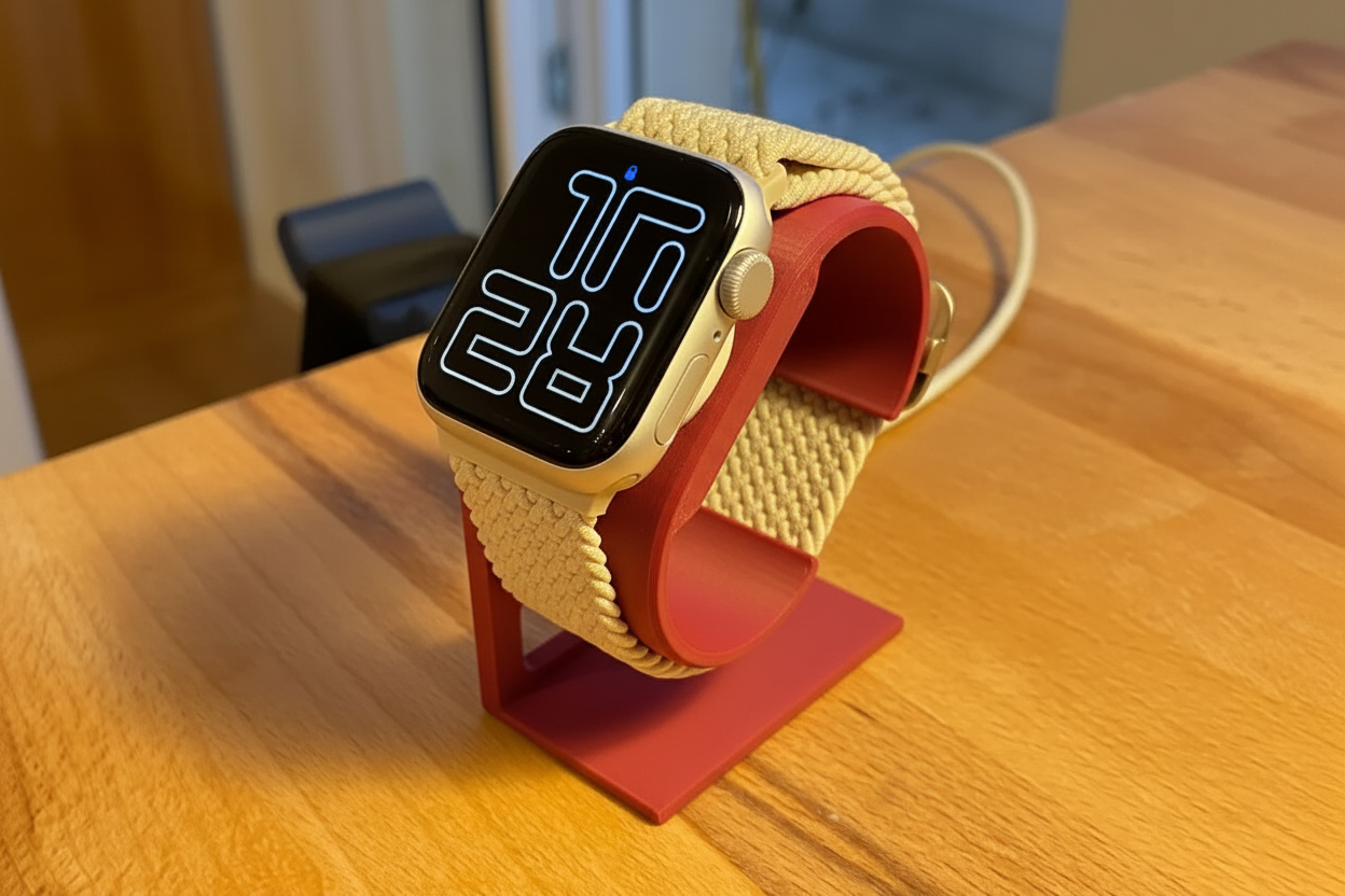 Apple Watch Charging Stand – Şık, Minimalist ve Modern Apple Watch Şarj Standı