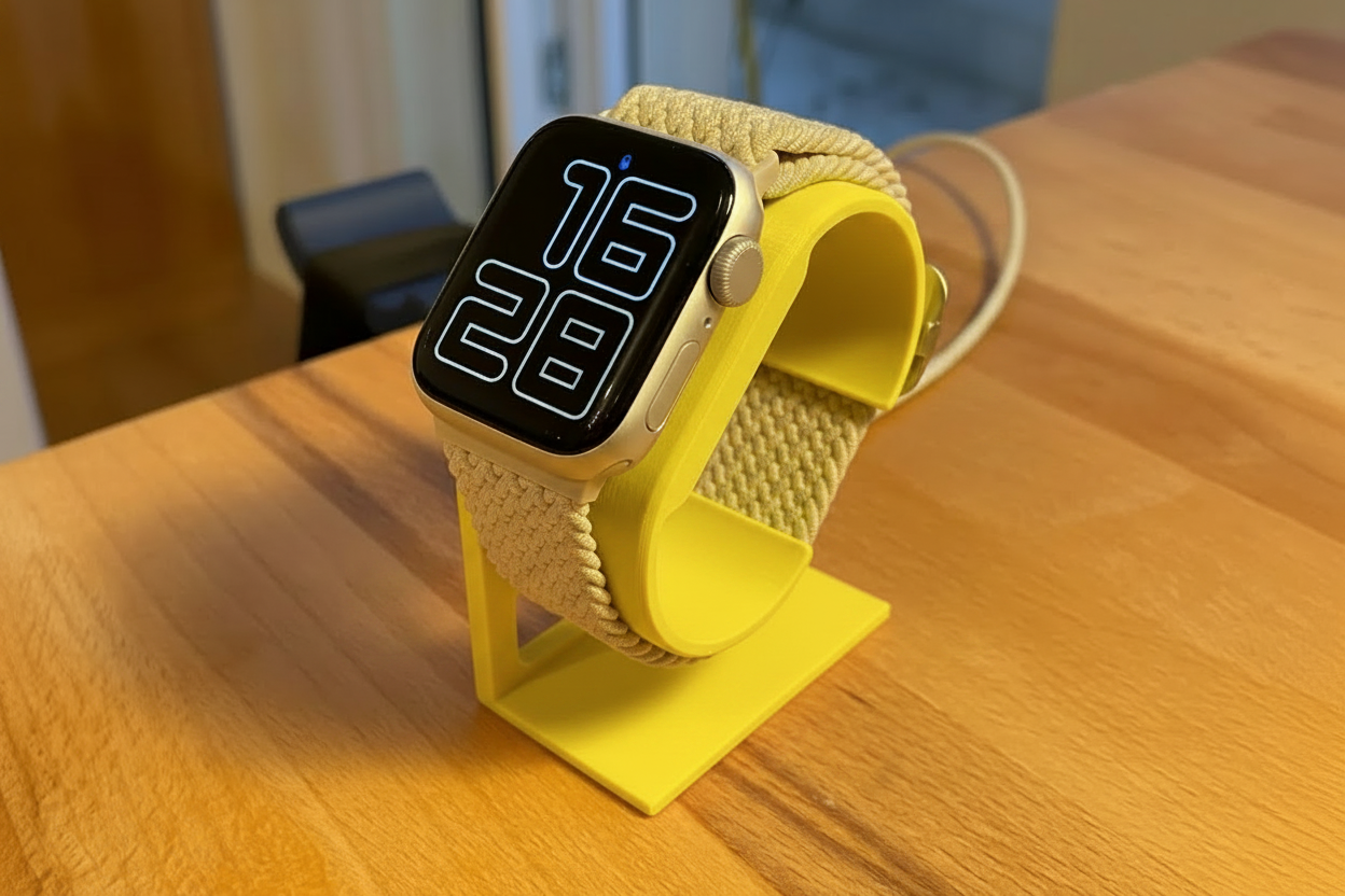 Apple Watch Charging Stand – Şık, Minimalist ve Modern Apple Watch Şarj Standı