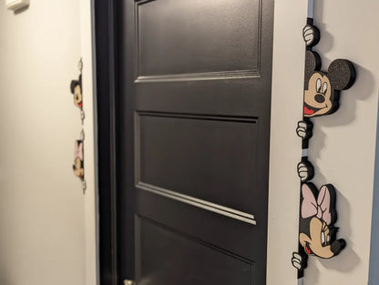Mickey & Minnie Fare Yan Kapı Dekoru – Araç Yan Kapı Dekoratif Aksesuarı