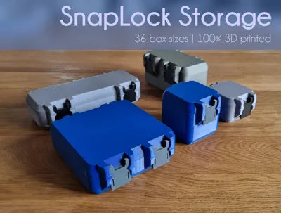 Uno Kart Kutusu – SnapLock | 3D Baskı Kilitli Kart Saklama Kutusu