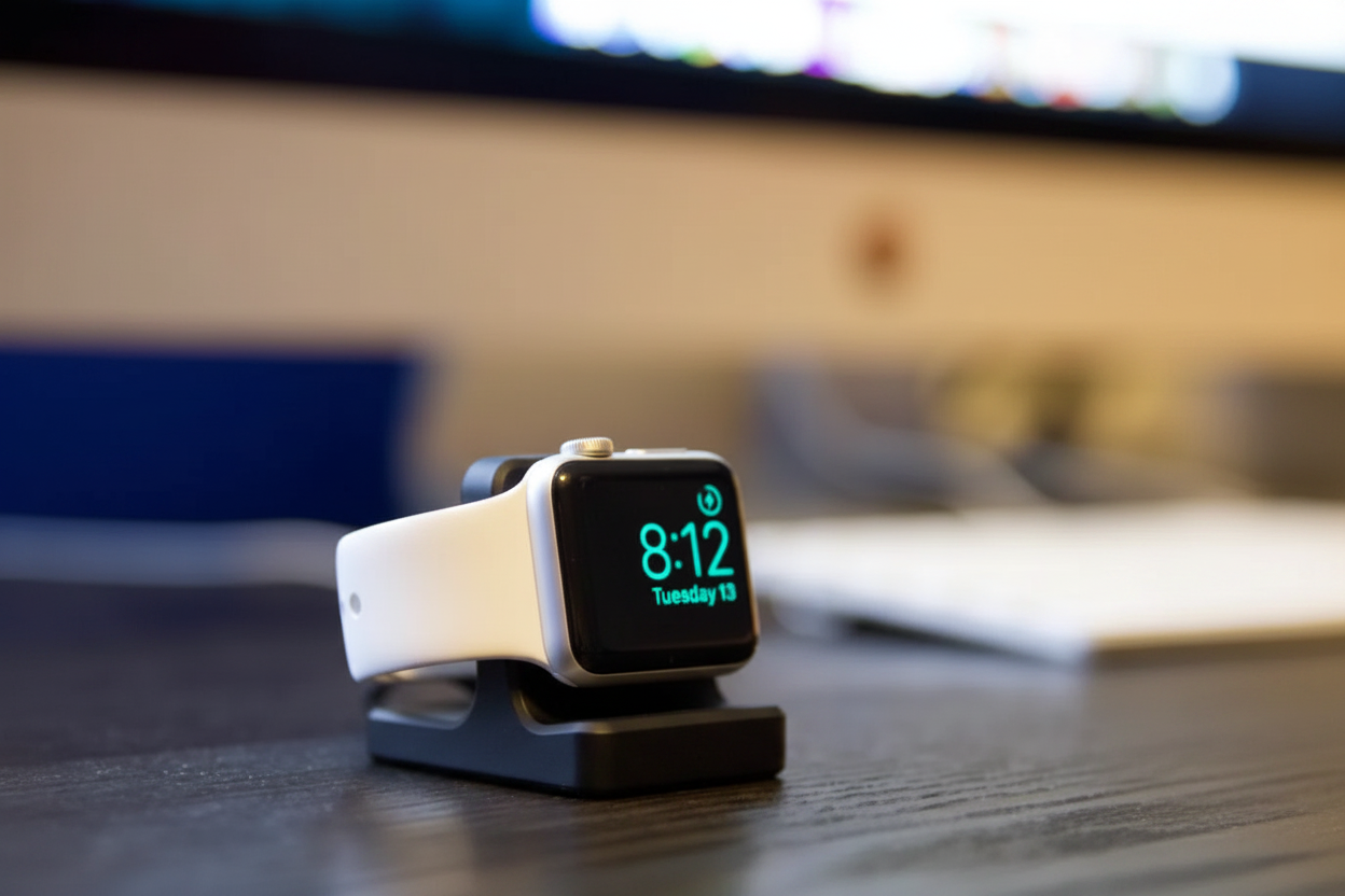 Apple Watch Charging Stand – Apple Watch Ultra ve Tüm Modellerle Uyumlu Şık Şarj Standı
