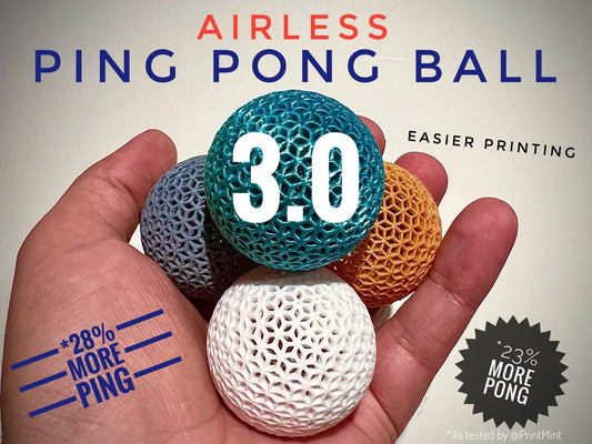 Airless Ping Pong Topu 3.0 | Hafif Dekoratif ve Eğlence Topu