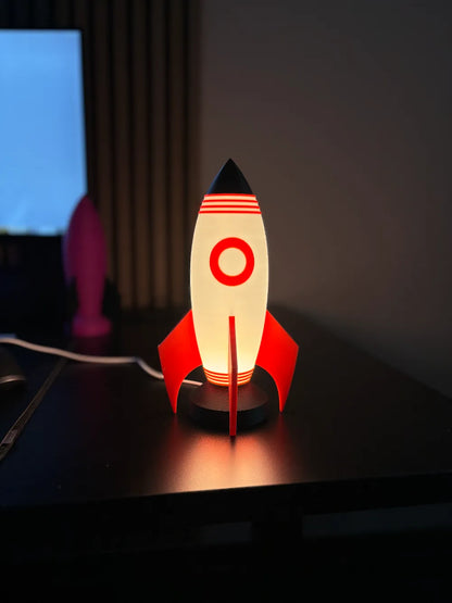 Rocket Lamp LED – Roket Temalı Dekoratif LED Lamba