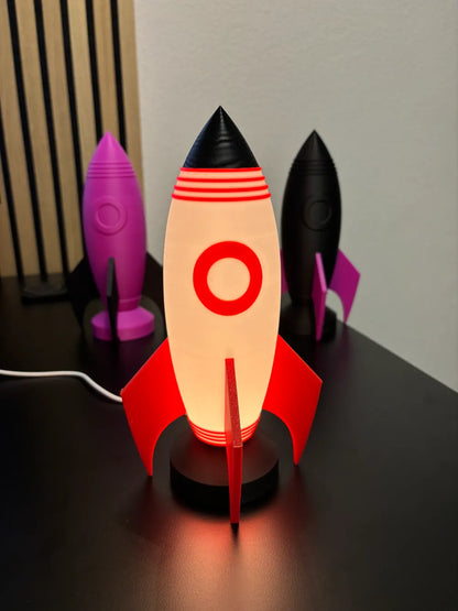 Rocket Lamp LED – Roket Temalı Dekoratif LED Lamba
