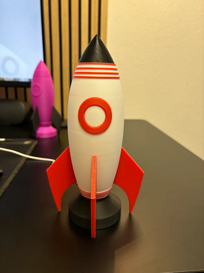 Rocket Lamp LED – Roket Temalı Dekoratif LED Lamba