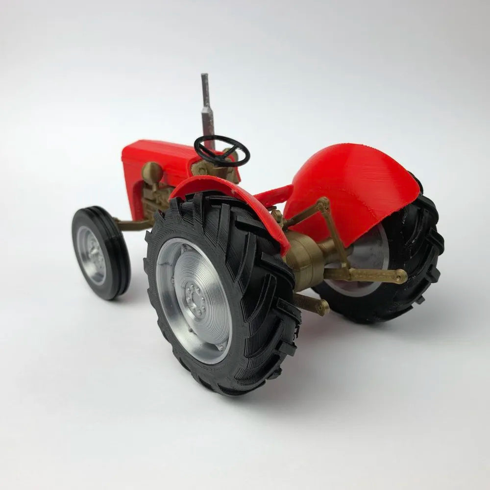 Büyük Boy Ferguson TE20 Traktör Model Kiti | 1:18 Ölçekli 3D Baskı Klasik Traktör Maketi