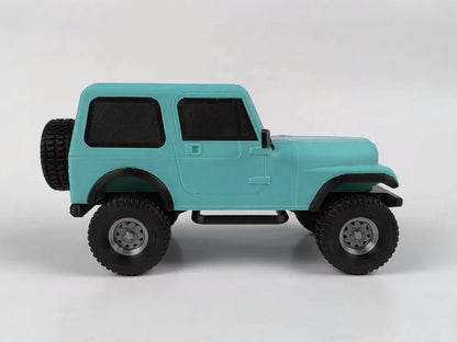 Büyük Boy Jeep CJ7 Renegade Model Kiti | 1:24 Ölçekli 3D Baskı Klasik Arazi Aracı