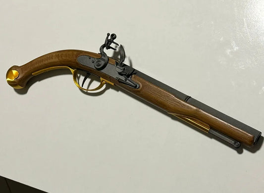 Flintlock Tabanca Dekoratif Maketi | Tarihi 3D Baskı Koleksiyon Modeli