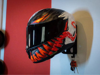 Kask Askılığı – Ceket ve Anahtarlıklı Duvar Tipi Kask Tutucu