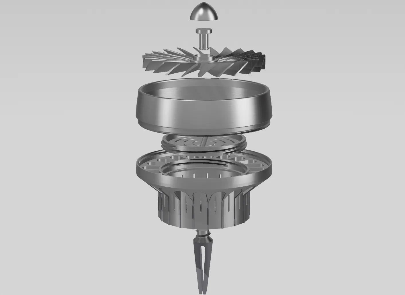 Turbofan Araç İçi Kokulu Difüzör - Mini Jet Motoru Havalandırma Aparatı