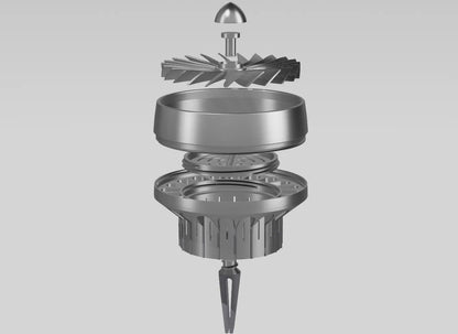 Turbofan Araç İçi Kokulu Difüzör - Mini Jet Motoru Havalandırma Aparatı