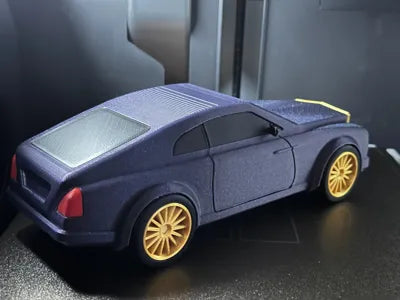 Büyük Boy Rolls Royce Model Kiti | 1:24 Ölçekli 3D Baskı Lüks Otomobil Maketi