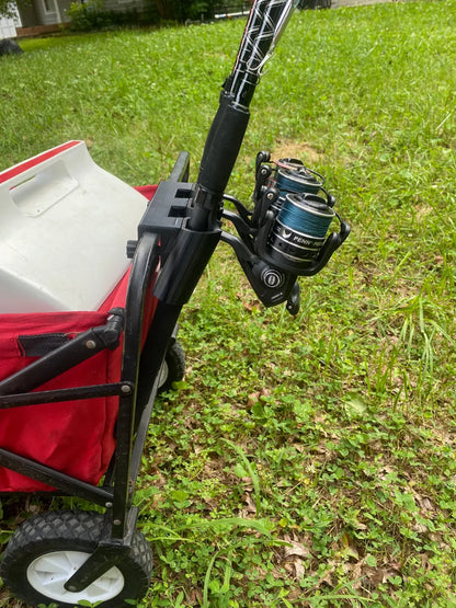 Vagon Olta Kamışı Tutucu – Wagon Fishing Rod Holder | Katlanır El Arabası İçin Olta Taşıma Aparatı