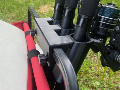Vagon Olta Kamışı Tutucu – Wagon Fishing Rod Holder | Katlanır El Arabası İçin Olta Taşıma Aparatı