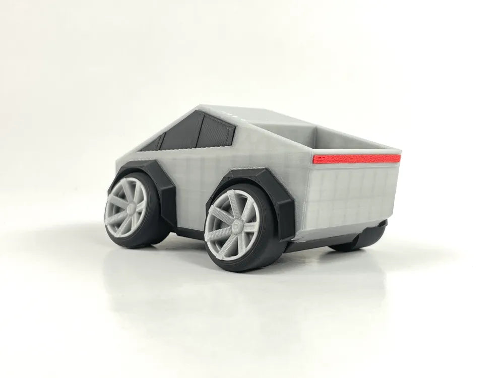 Tooned Cybertruck Model Kiti | 3D Baskı Karikatür Araç Maketi
